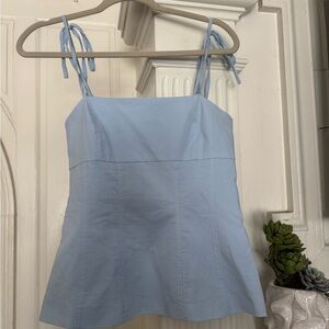 Zara Sky Blue Camisole Top